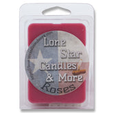 Rose Scented Wax Melts clamshell from Lone Star Candles & More's in Texas