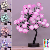 18 Colors Rose Tree Lamp with remote control