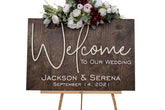 Rosefield 3D First Names Welcome Sign birch wood 12x18