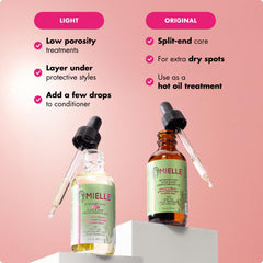Rosemary Mint Light Hair Oil for split ends 2 oz