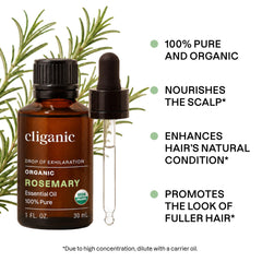 Rosemary essential oil for hair skin scalp usage