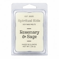 Rosemary & Sage Soy Wax Melts 2.6oz 6 Cubes Pack