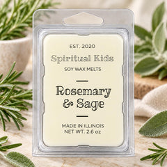 Rosemary & Sage Soy Wax Melts 2.6oz All Natural Soy Wax