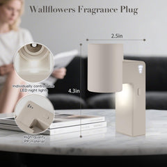 ROSEX wall fragrance plug night light feature