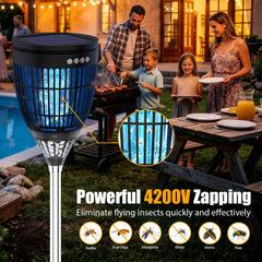 Close up of 4200V grid on Rossetta bug zapper Outdoor
