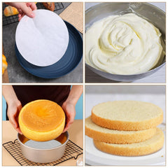 150 sheets round baking paper image