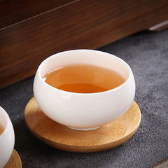bamboo coasters protecting furniture surfaces