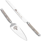 ROXBURGH Mis Quince Quinceanera cake knife with rhinestone handle
