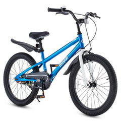 RoyalBaby Freestyle 20inch blue bike front view
