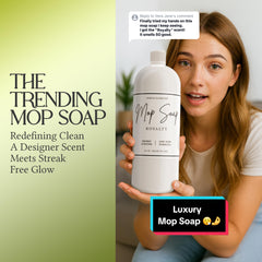 Royalty Fragrance Mop Soap 32oz packaging