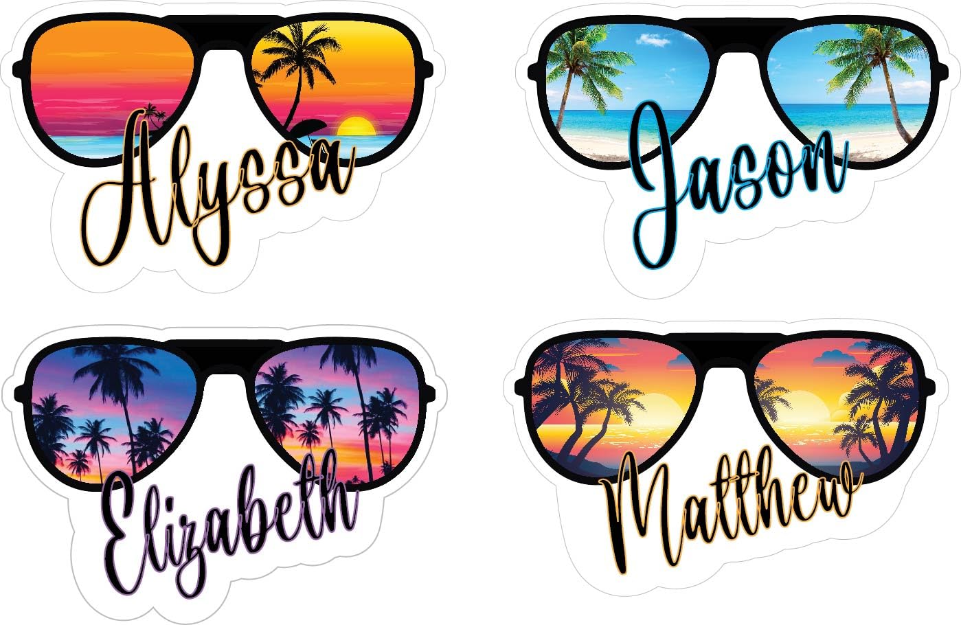 RSVP Custom Creations cruise door magnet sunglasses 4 design options
