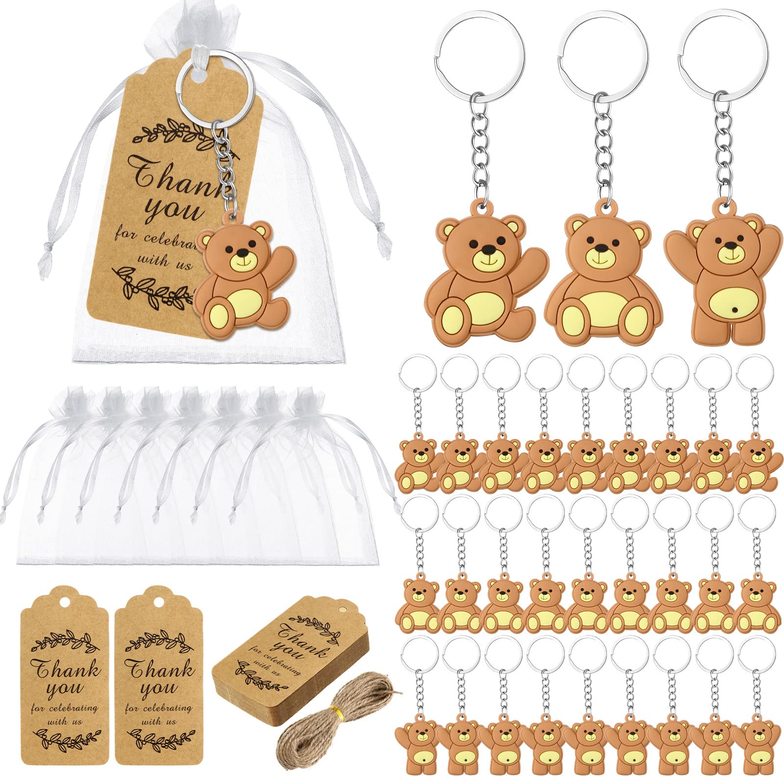 Rtteri bear keychain 120 pcs set image