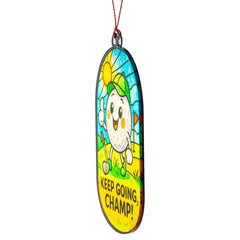 RUSATEN golfers ornament designed for rustic elegant or whimsical themes