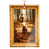 RUSATEN Nativityxmas 2 Christmas Ornament 2025 hanging on a Christmas tree