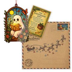 RUSATEN onm-529-rst-ghost ornament with story card packaging