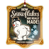 RUSATEN snowflakes ornament on Christmas tree