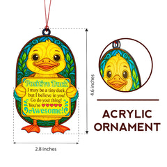 Gift-ready suncatcher with kraft envelope and story card