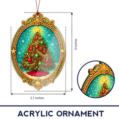 Art ornament with suncatcher effect designed for window display by RUSATEN