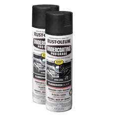 Rust-Oleum 248656 rubberized undercoating spray 15 oz pack of 2 for vehicle underbody protection
