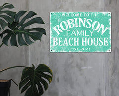 Rust proof aluminum indoor outdoor sign for home