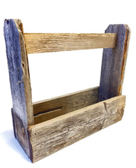 Rustic Revival Indoor outdoor tote on porch