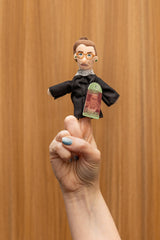 Notorious RBG plush wearing robes with magnet top