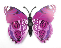 Butterfly wall decals purple green pack 12 pieces