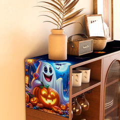 Table runner for dining and coffee tables with Halloween decor