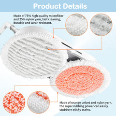 S7001 S8201 S7000 series steam mop pads compatible with Shark
