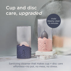 Saalt cup disc sanitizer close up