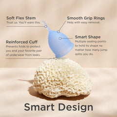 Saalt menstrual cup small size close up
