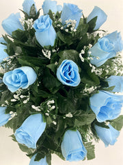 Saddle legs bend for fitting on headstone 4-7 inches wide