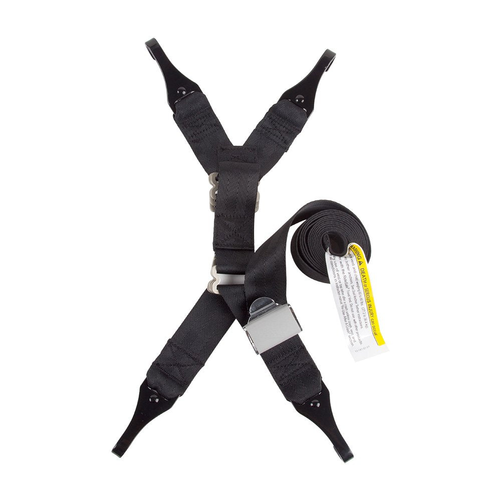 Safe Traffic System Dual Tether Kit Accessory Black One Size for Ride Safer Travel Vest
