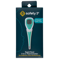 Safety 1st Rapid Read 3-In-1 Thermometer Aqua image