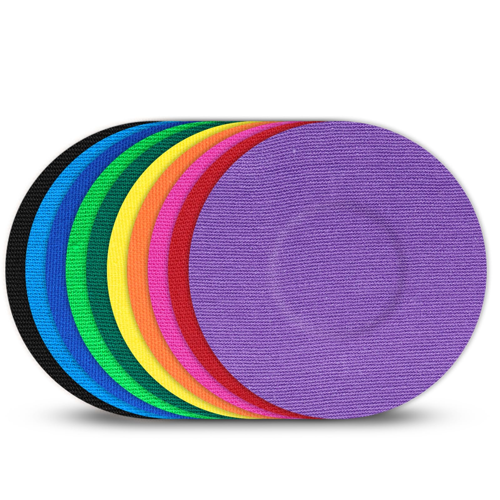 SafStk 40Pack Libre 3 Plus sensor covers packaging with 10 colors