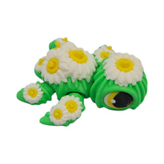 SAGUARO CACTUS FLOWER TURTLE articulating turtle fidget figurine