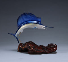 Signed Sailfish Sculpture with certificate of authenticity