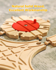 SainSmart Jr. wooden railway tracks toddler set 8pcs