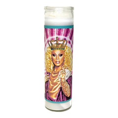 Saint Paul Celebrity Prayer Candle 8 inch unscented white wax in glass container