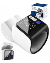 Saker Blood Pressure Monitor Upper Arm no-wrap design on display