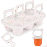 Sakolla mini 6 cavity silicone ice pop mold with sticks