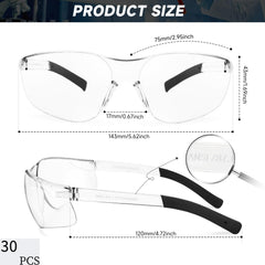 Salfboy safety glasses for men wraparound frame