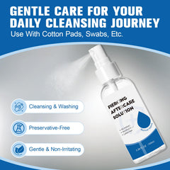 saline wipes 100 count for piercing care