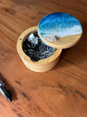 Bath salt container and storage box for kitchen and bath