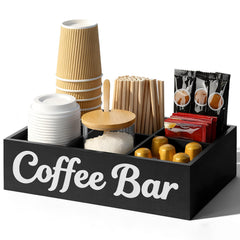 Samhe coffee station organizer on countertop