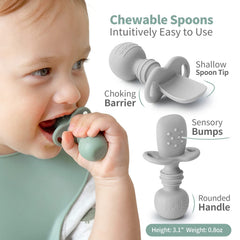 SAMiGO spoon with built in guard safety feature