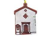 San Rafael Arcangel California Mission ornament terra cotta clay 4 inch