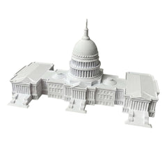 Sands3D Capital Building Replica 4x4x2 tall white model