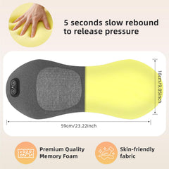 Moisture-wicking fabric surface of Sanivor lumbar massager image