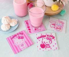 Milk bottle design coaster in Hello Kitty collection